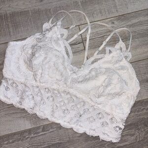White lace Top Size XXL
